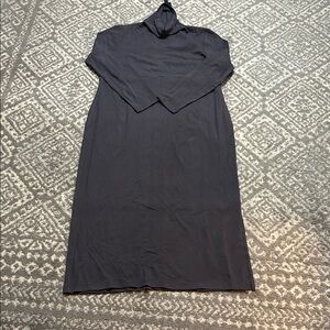 Women with Control Charcoal Long Sleeve Dress